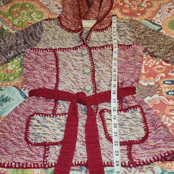 Anthropologie Sparrow Knit Button Down Cardigan With Hoodie - Picture 6 of 8